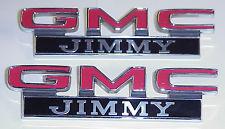 1971-1972 gmc truck "jimmy" front fender emblems, pr.
