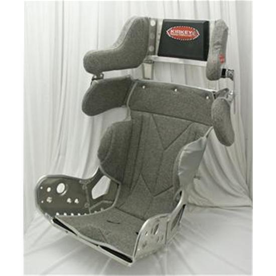 New kirkey 68 series 17" gray 18 degree layback containment racing seat