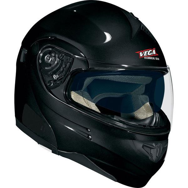Metallic black s vega summit 3.0 modular helmet