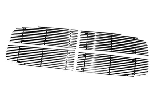 Paramount 32-0170 - dodge ram restyling 4mm cutout black aluminum billet grille