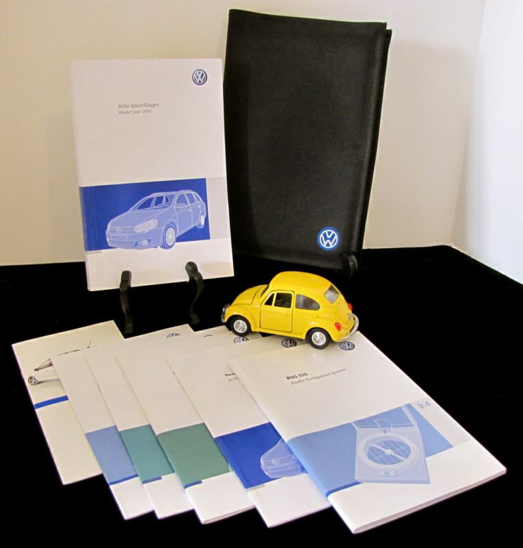 2010 vw volkswagen jetta with navigation owners manual set  #o669