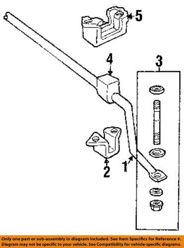 Mopar oem 4616088 stabilizer bar-stabilizer bar clamp