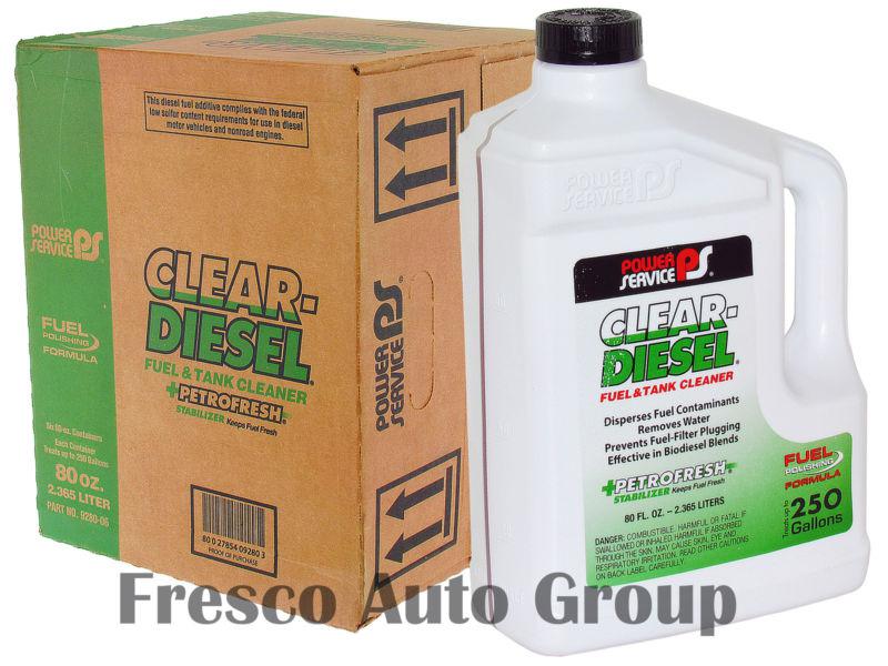 Clear-diesel fuel & tank cleaner 1 case 6-80oz 9280-06