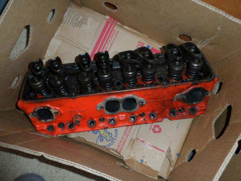 Set of 2 small block chevy 350 cylinder heads napa pressure tested  guaranteed