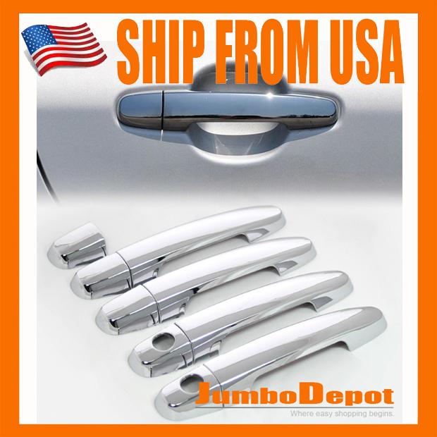 Us chrome abs handle cover for 2003-2011 toyota corolla door trims kits hot