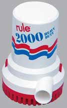 Rule 2000 heavy duty 12 volt non-automatic large capacity bilge pump 10