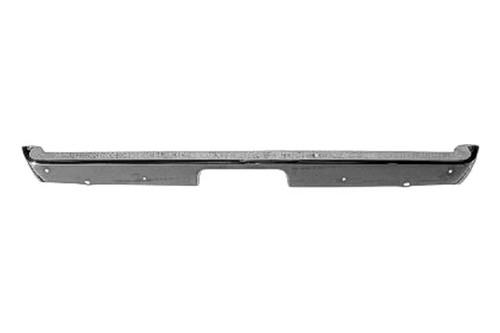 Goodmark 212080070 - dodge challenger rear chrome bumper face bar w/o jack slots