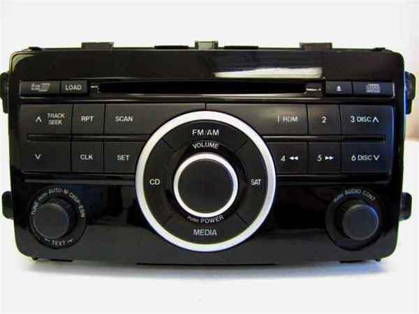 2007 mazda cx9 radio 6 disc cd player oem lkq
