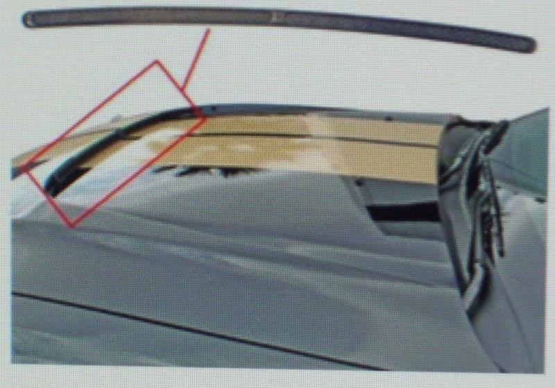 2006-2007 ford mustang hood vent grille insert trim shelby cobra cs6/8 o.e. gth 