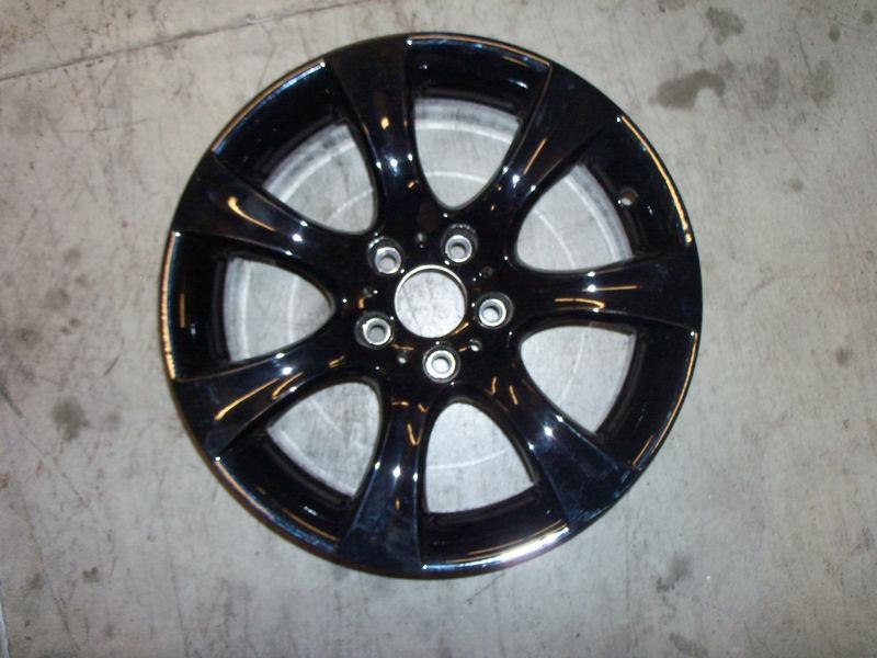 2006-2010 new 59559 oem bmw e60 e60n 18" black alloy wheel 36116767541