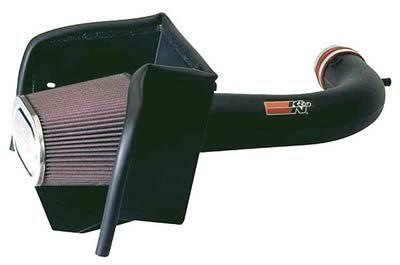 K&n 57-1529 air intake black tube red filter dodge ram 1500 pickup 4.7l kit