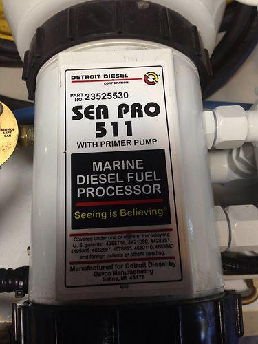 Detroit diesel sea pro 511 dual marine diesel fuel processer # 23525530