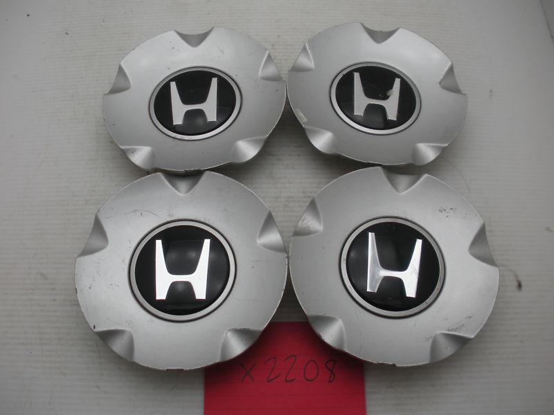 Set of 4 oem 99 00 honda accord civic 08w05-tb6-k000-03 center caps hubcaps