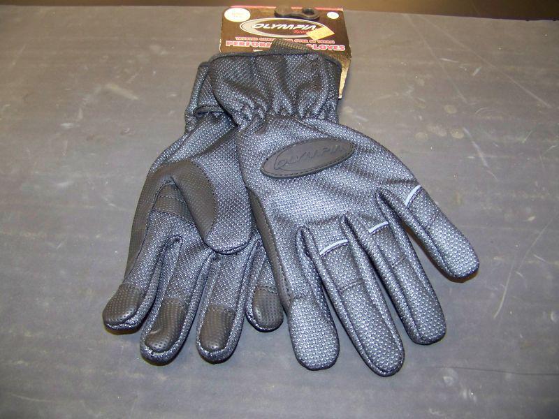 New old stock olympia wind tex motorcycle gloves size s sm small