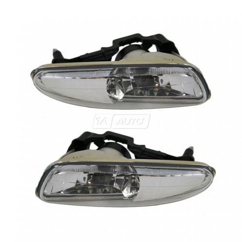 Fog driving lights lamps left & right pair set kit for 01-02 dodge plymouth neon