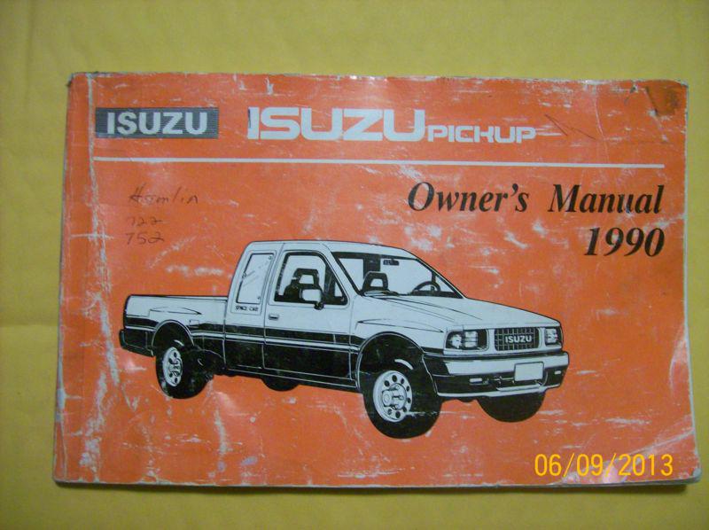 1990 isuzu pickup owners manual