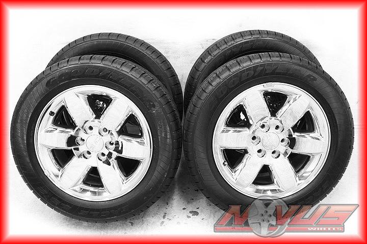 20" gmc yukon sierra denali chevy tahoe silverado wheels goodyear tires 18 oem 