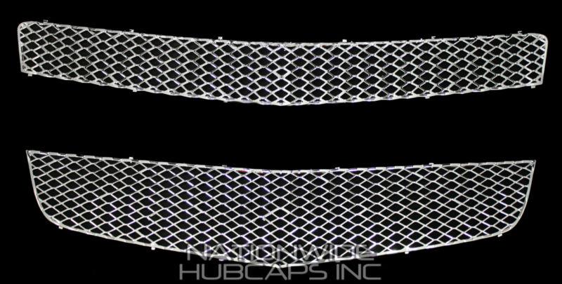 Chevy traverse chrome snap on grille overlay new grill insert trim free shipping