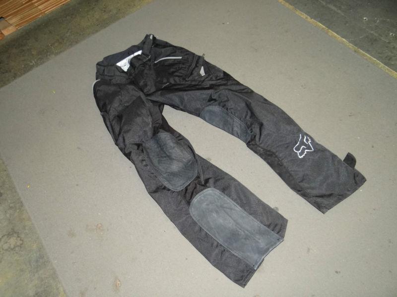 Fox racing access pants size 32 motocross atv motorcycle riding black mint