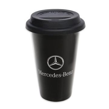 Genuine mercedes-benz lifestyle collection 11 oz. porcelain travel mug cup