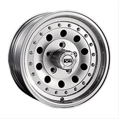 Ion alloy series 71 silver machined wheel 16"x7" 6x5.5" bc set of 2