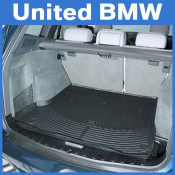 Genuine bmw x3 all weather cargo trunk liner mat (2004-2010) - black