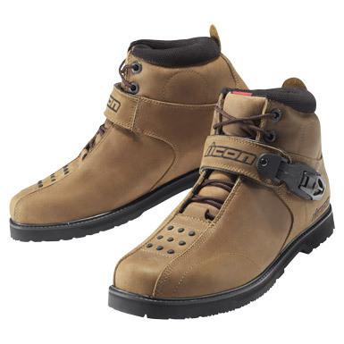 Icon boot superduty4 brown 8 3403-0222