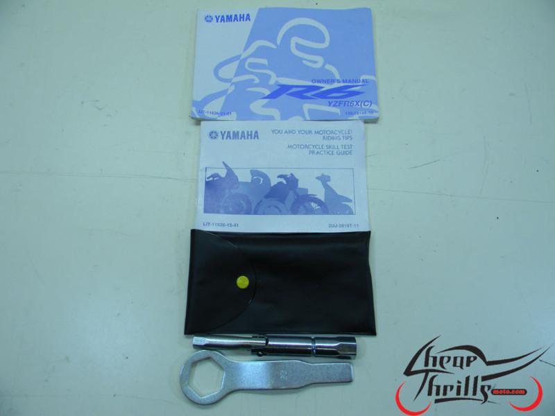 08 09 10 11 12 yamaha yzf r6 owner's manual & tool kit