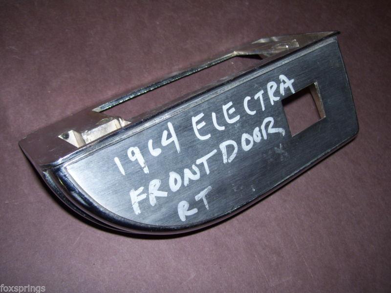 1964 buick electra rf door chrome arm rest/window switch housing - 4309378 - b57