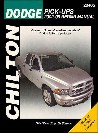 Dodge ram pickup trucks repair manual 2002-2008