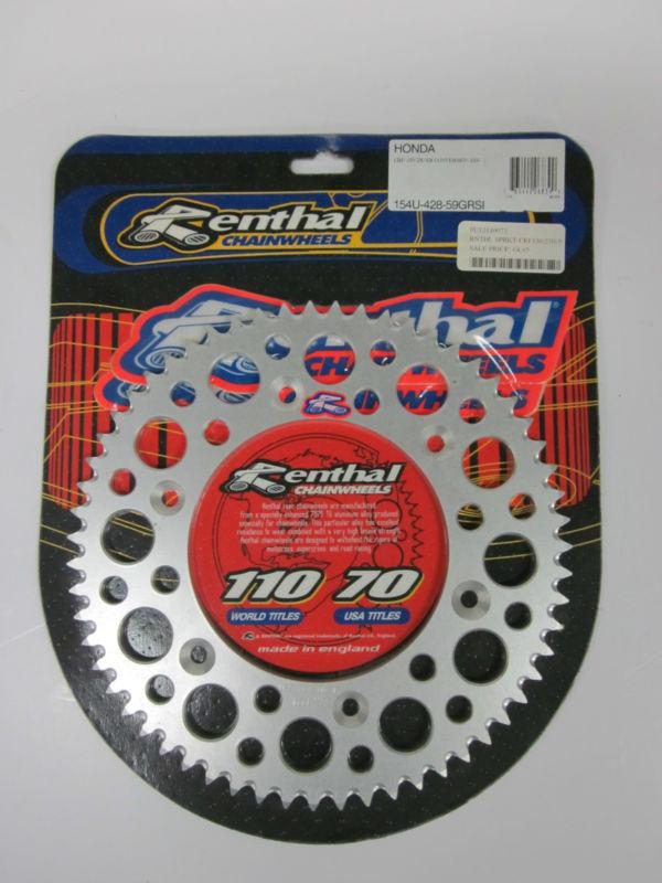 Renthal sprocket honda crf150 /230 428 conversion 2004 154u-428-59grsi