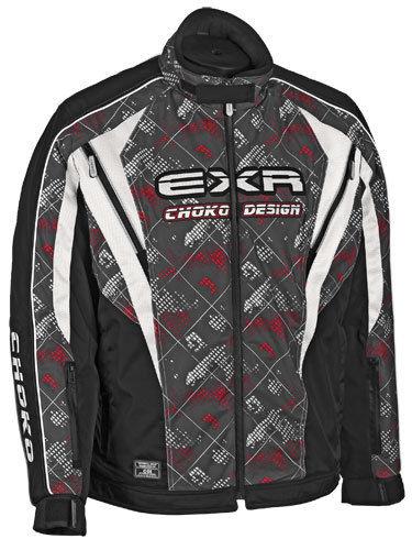 2013 choko men's exr snowmobile jacket matrix print large