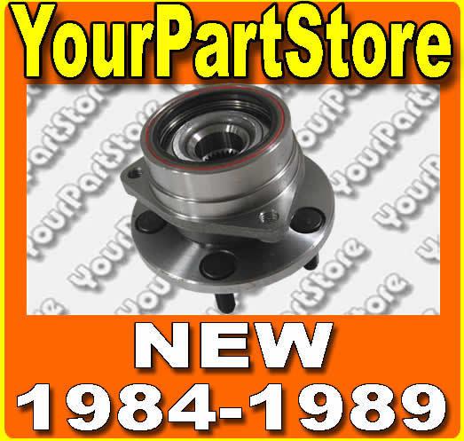 84-89 jeep cherokee comanche front left or right wheel hub and bearing