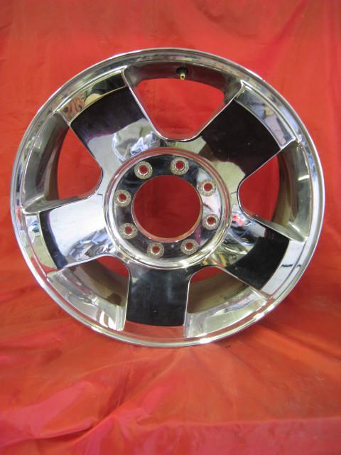 Used ford f250 factory stock 20 inch polished w/ clear coat wheel rim 20" oem