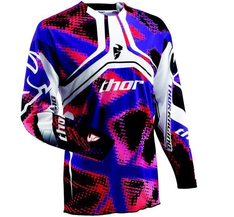 Thor 2013 flux fiber jersey large purple black