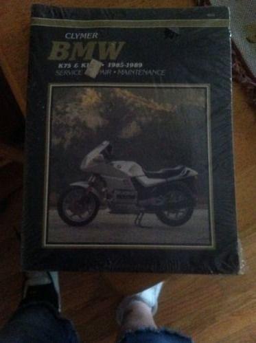 Bmw k75 & k100 1985-1989 service. repair and maint. by clymer new in plastic