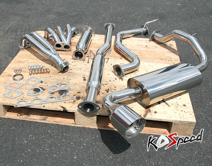 Stainless steel exhaust header+catback cat back system 88-91 honda civic hb 3dr