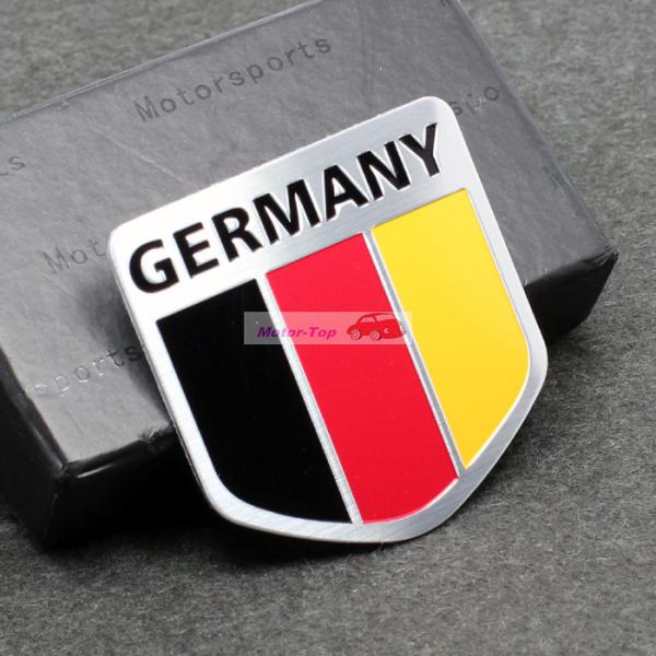 Metal trunk rear emblems badge sticker decal germany land flag mercedes-benz 