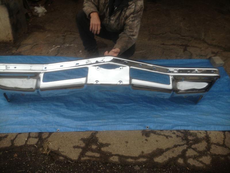 1975 buick century front bumper.( plated )