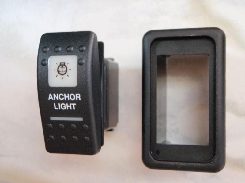 Anchor light switch vms panel  v1d1 black carling contura ii 2 white lighted