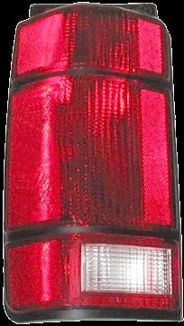 91-94 explorer clear/red tail light brake lamp assembly rear driver side left lh