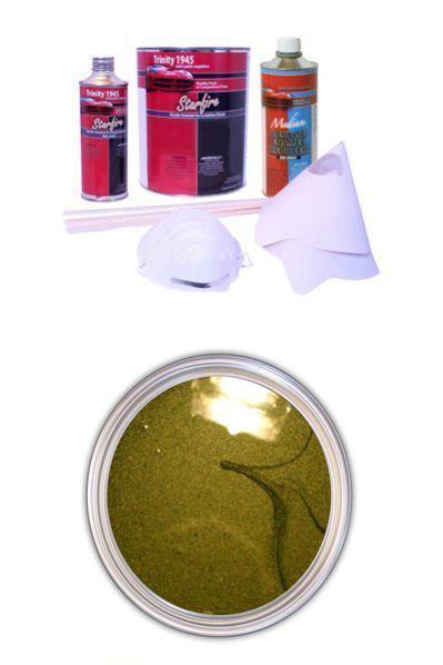 Fathom green metallic acrylic enamel paint kit