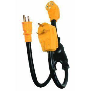 Camco rv power grip maximizer 45 amp adapter campground electricity booster camp