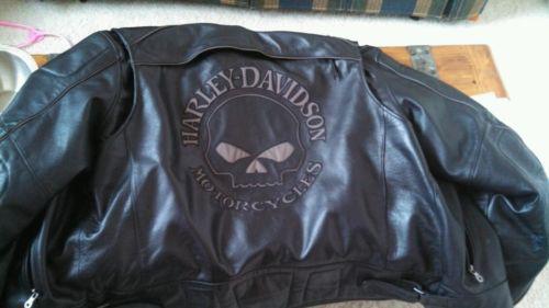 Harley davidson willie g 2xl leather jacket