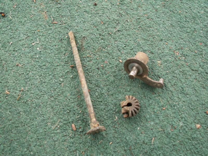 1953 evinrude 15 hp fastwin steering control gears and rod vintage