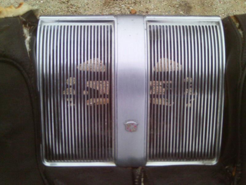 1966 cadillac convertible back seat speaker grill