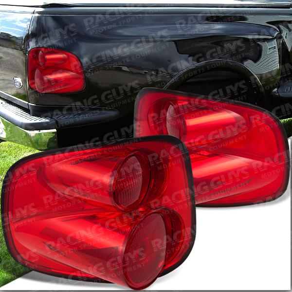 97-03 ford f150 flareside altezza tail lights rear lamps set pickup flare red