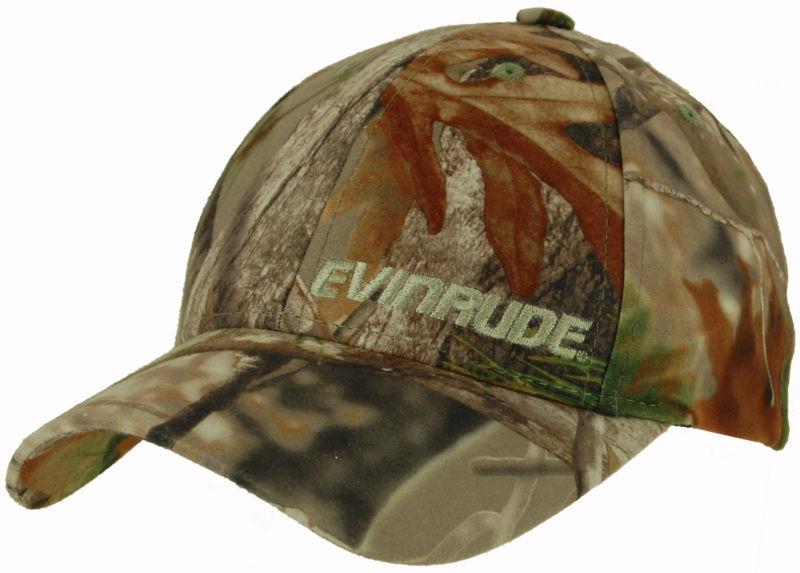 Evinrude e-tec real tree camo hat cap