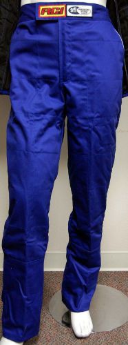 New rci multi-layer racing pants, small, blue, sfi 3.2a/5