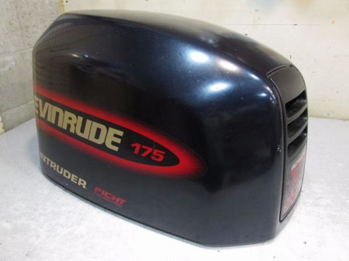 0285114 engine cover evinrude outboard ficht dark blue motor cover 175hp